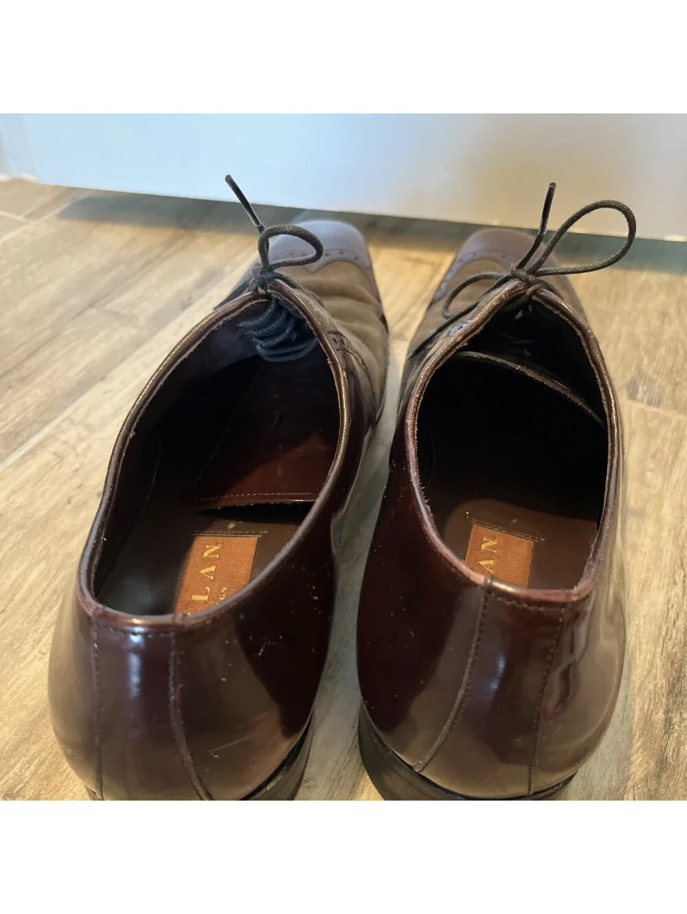 MEZLAN 1968 MENS DRESS OXFORDS LEATHER SUEDE SIZE 10.5M MADE IN SPAIN OXBLOOD